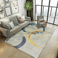 Retro Multicolor Abstract Carpet Polypropylene Industrial Area Carpet Stain Resistant Non-Slip Pet Friendly Carpet for Guest Room