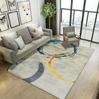 Retro Multicolor Abstract Carpet Polypropylene Industrial Area Carpet Stain Resistant Non-Slip Pet Friendly Carpet for Guest Room