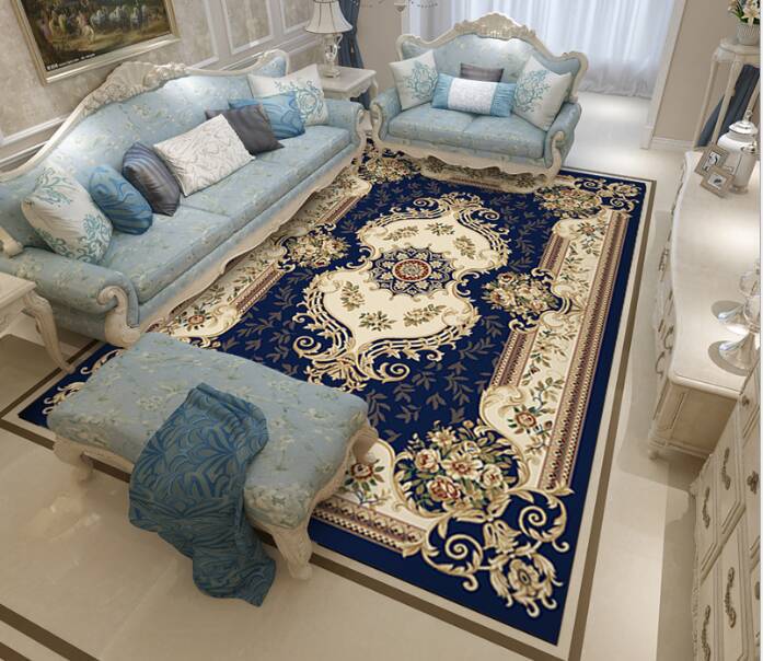 Aesthetics Abstract Area Rug Multicolored Industrial Carpet Synthetic Non-slip Stain Resistant Machine Washable Rug for the Living Room