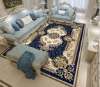 Aesthetics Abstract Area Rug Multicolored Industrial Carpet Synthetic Non-slip Stain Resistant Machine Washable Rug for the Living Room