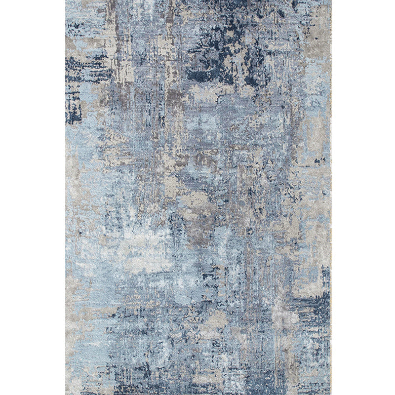 Cyberpunk Home Rug Multicolor Distressed Look Rug Polypropylene Non-Slip Stain Resistant Washable Area Rug
