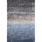 Simplicity Multicolor Ombre Rug Polyester Industrial Rug Non-slip Backing Pet Friendly Stain Resistant Rug for Guest Room