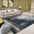 Classic Multicolor Industrial Carpet Polyester Abstract Painting Carpet Non-Slip Back Machine Washable Stain Resistant Carpet for Lounge