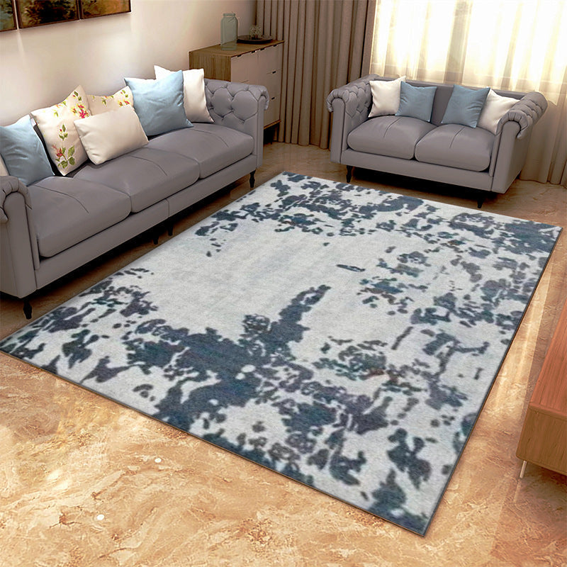 Classic Industrial Design Rug Multicolored Postmodernism Rug Stain Resistant Pet Friendly Non-Slip Rug for Room