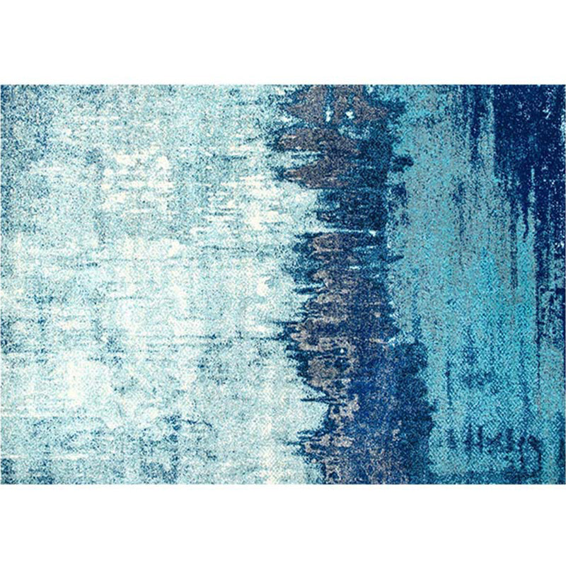 Industrial Style Living Rug Multicolored Expressionism Rug Synthetic Non-slip Pet-friendly Machine washable Rug