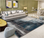 Industrial Style Living Rug Multicolored Expressionism Rug Synthetic Non-slip Pet-friendly Machine washable Rug