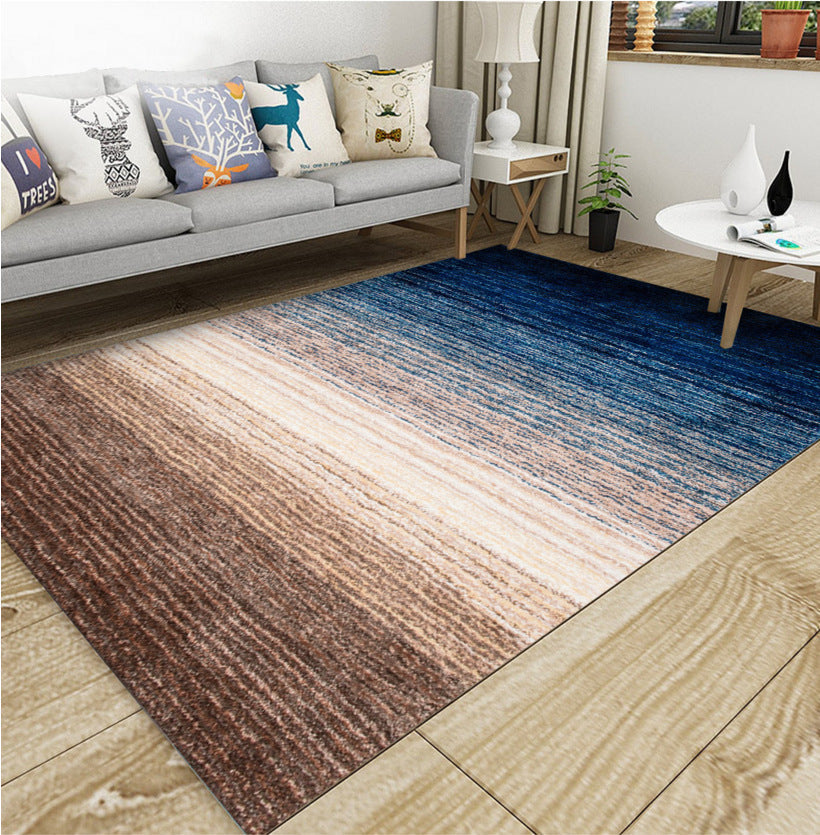 Industrial Style Living Rug Multicolored Expressionism Rug Synthetic Non-slip Pet-friendly Machine washable Rug