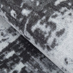 Cyberpunk Rusty Look Area Rug Multi Color Polypropylene Rug Stain Resistant Non-Slip Washable Area Carpet for Guest Room