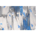 Cyberpunk Rusty Look Area Rug Multi Color Polypropylene Rug Stain Resistant Non-Slip Washable Area Carpet for Guest Room