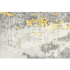 Cyberpunk Rusty Look Area Rug Multi Color Polypropylene Rug Stain Resistant Non-Slip Washable Area Carpet for Guest Room