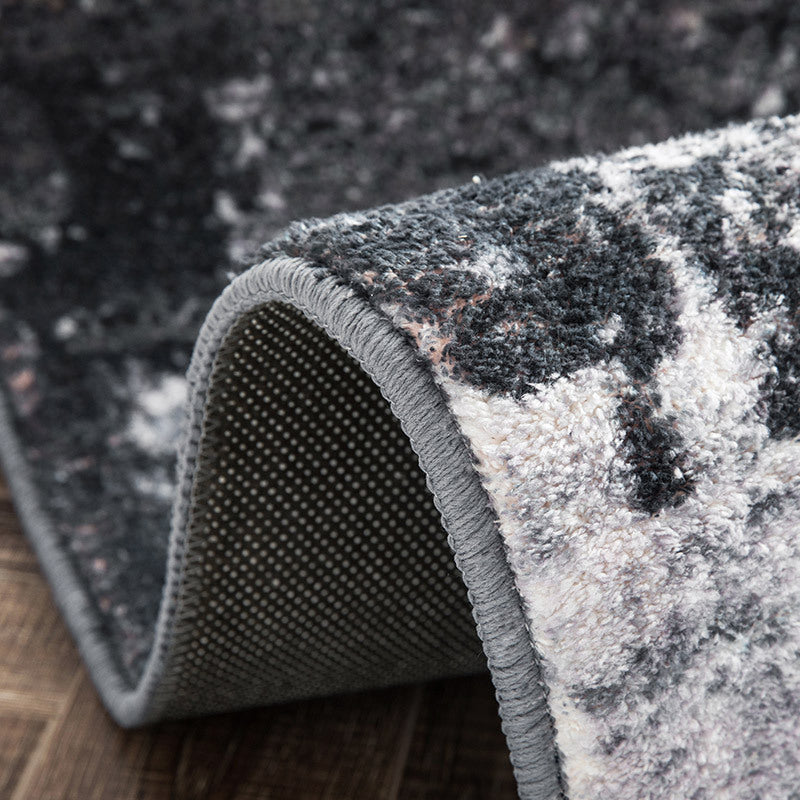 Simple Multicolor Solid Area Rug Polyester Industrial Area Carpet Washable Non-slip Stain Resistant Rug for Large Room