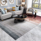 Simple Multicolor Solid Area Rug Polyester Industrial Area Carpet Washable Non-slip Stain Resistant Rug for Large Room