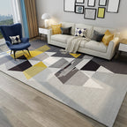 Chic Postmodernism Area Rug Multi Colors Steampunk Carpet Synthetic Pet Friendly Stain Resistant Non-Slip Backing Rug for Home