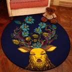 Novelty 3D Digital Print Carpet Multicolored Cartoon Carpet Polypropylene Stain Resistant Machine Washable Non-Slip Carpet for Bedroom