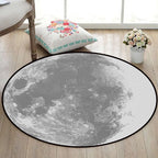 Realistic Multicolor Cosmos Print Rug Polyester Modern Carpet Pet Friendly Non-Slip Machine Washable Rug for Children's Room