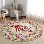 Creative Boys Bedroom Rug Multi Colors Optical Illusion Rug Polypropylene Non-slip Pet-friendly Washable Rug