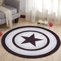 Creative Boys Bedroom Rug Multi Colors Optical Illusion Rug Polypropylene Non-slip Pet-friendly Washable Rug
