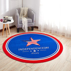 Creative Boys Bedroom Rug Multi Colors Optical Illusion Rug Polypropylene Non-slip Pet-friendly Washable Rug