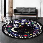 Modern 3D Anime Pattern Carpet Multicolored Polypropylene Carpet Non-Slip Back Machine Washable Pet-Friendly Carpet for the Children's Room