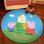 Unique 3D Cartoon Rug Multi Color Novelty Rug Polypropylene Non-Slip Back Stain Resistant Washable Rug for Bedroom