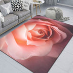 Beautiful 3D Flower Indoor Carpet Multicolored Modern Carpet Polypropylene Washable Non-Slip Back Stain-Resistant Carpet for Home