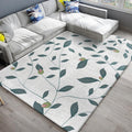 Stylish Americana rug Multicolored flower rug Pet-friendly Machine washable Non-slip backing Rug for room