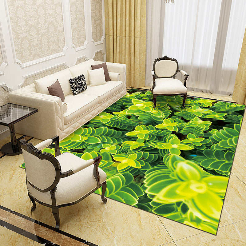 Unique abstract patterned rug Multicolored contemporary rug Polypropylene washable pet-friendly non-slip backing rug for the living room