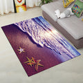 Personality Scandinavian Carpet Multi Colors 3D Print Scenery Carpet Washable Non-slip Stain-resistant Rug for Home
