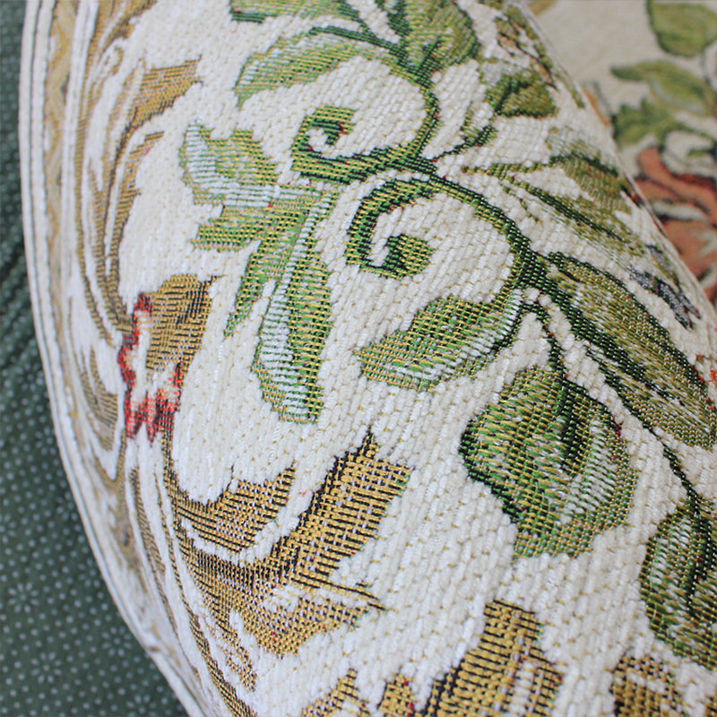 Victorian style Jacquard carpet Multicolored cotton rug pet-friendly non-slip back rug for dining room