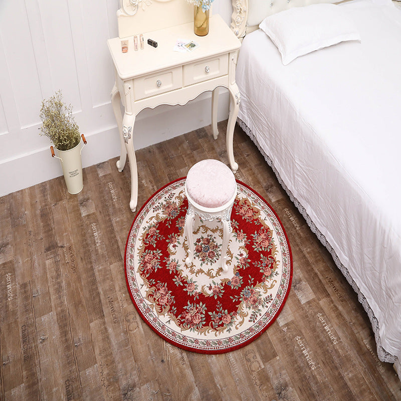 Classic traditional carpet multicolored washable dog-friendly non-slip carpet for bedrooms