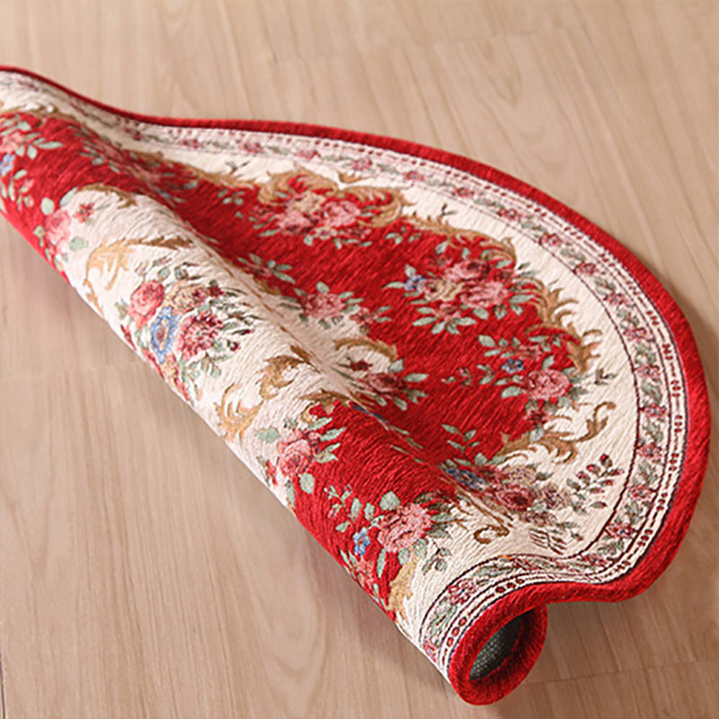 Classic traditional carpet multicolored washable dog-friendly non-slip carpet for bedrooms