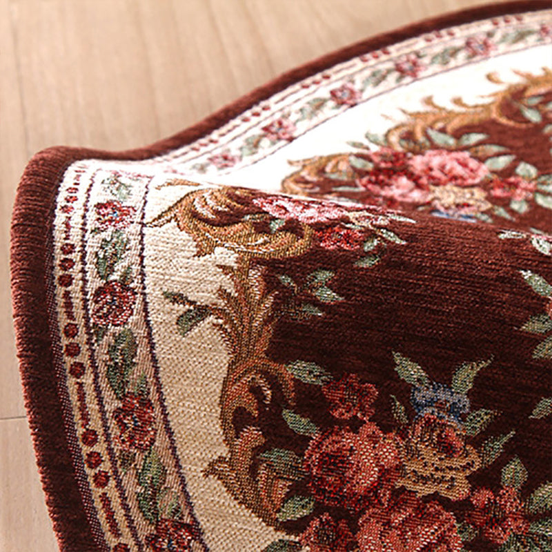 Classic traditional carpet multicolored washable dog-friendly non-slip carpet for bedrooms