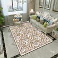 Splendor Traditional Carpet Multicolor Floral Carpet Non-slip Washable Stain Resistant Carpet for Living Room