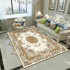 Splendor Traditional Carpet Multicolor Floral Carpet Non-slip Washable Stain Resistant Carpet for Living Room