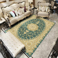 Glam Floral Swirls Rug Multicolor Victorian Rug Synthetic Pet Friendly Non-Slip Stain Resistant Carpet for Home