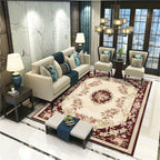 Peony Patterned Rug Multicolor Rug Stain Resistant Non-Slip Back Machine Washable Rug for Living Room