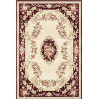 Peony Patterned Rug Multicolor Rug Stain Resistant Non-Slip Back Machine Washable Rug for Living Room