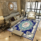 Empire Floral Area Rug Multicolor Victorian Carpet Synthetic Stain Resistant Non-Slip Backing Pet Friendly Rug for Lounge