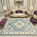 Antique Multicolor Glam Carpet Polyester Floral Pattern Carpet Pet Friendly Stain Resistant Non-Slip Carpet for Home
