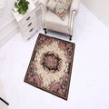 Victorian Style Foyer Carpet Multicolored Floral Pattern Carpet Polypropylene Pet Friendly Non-Slip Back Washable Carpet