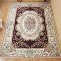 Victorian living room carpet Multicolored peony carpet Cotton Machine washable Non-slip back Carpet