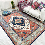 Moroccan living room carpet More colors Printed carpet Cotton Non-slip Machine washable Pet-friendly carpet