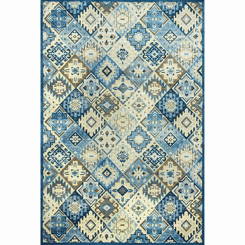 Moroccan living room carpet More colors Printed carpet Cotton Non-slip Machine washable Pet-friendly carpet