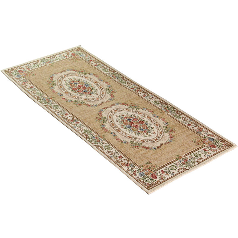 Empire Peony Rug Multicolor Traditional Rug Synthetic Pet-Friendly Non-Slip Stain-Resistant Runner Rug for Home