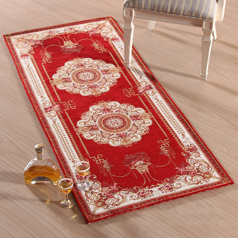 Empire Peony Rug Multicolor Traditional Rug Synthetic Pet-Friendly Non-Slip Stain-Resistant Runner Rug for Home