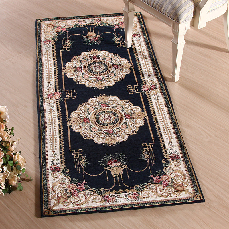 Empire Peony Rug Multicolor Traditional Rug Synthetic Pet-Friendly Non-Slip Stain-Resistant Runner Rug for Home