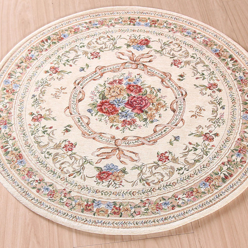 Olden Multi-Colored Victoria Carpet Polypropylene Floral Carpet Non-Slip Back Stain Resistant Pet-Friendly Carpet for Bedroom