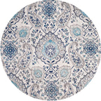 Multicolored bedroom rug Moroccan mandala printed rug Synthetic non-slip backing Washable stain-resistant rug