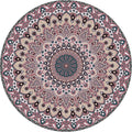 Moroccan Door Mat Multicolored Mandala Rug Polypropylene non-slip stain-resistant machine washable Rug