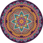 Exclusive Moroccan rug Multicolored tribal floral rug Pet-friendly Machine washable non-slip rug for the room